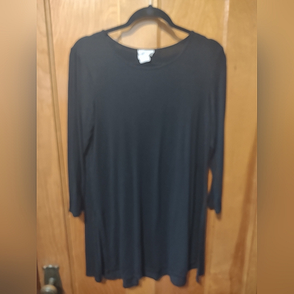 AJ Andrea Jovine black Tunic Size S